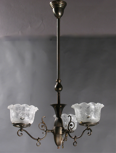 3- Light Gas Chandelier